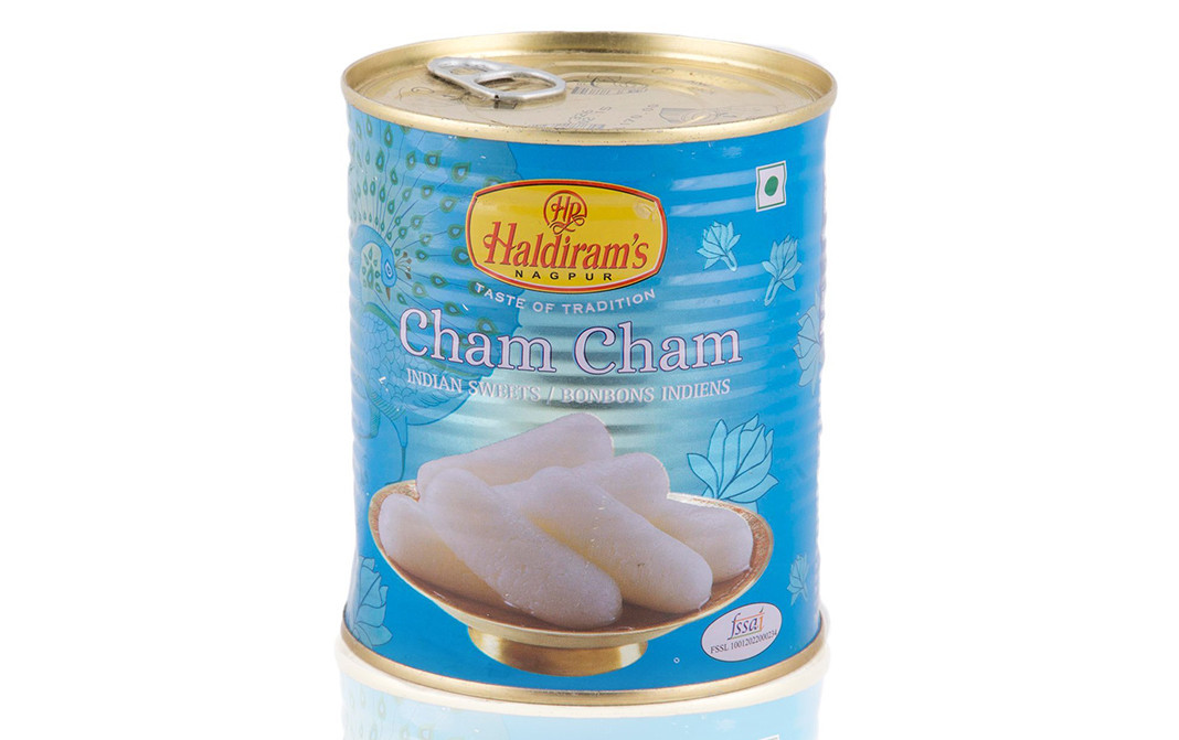 Haldiram's Nagpur Cham Cham Indian Sweets   Tin  1 kilogram